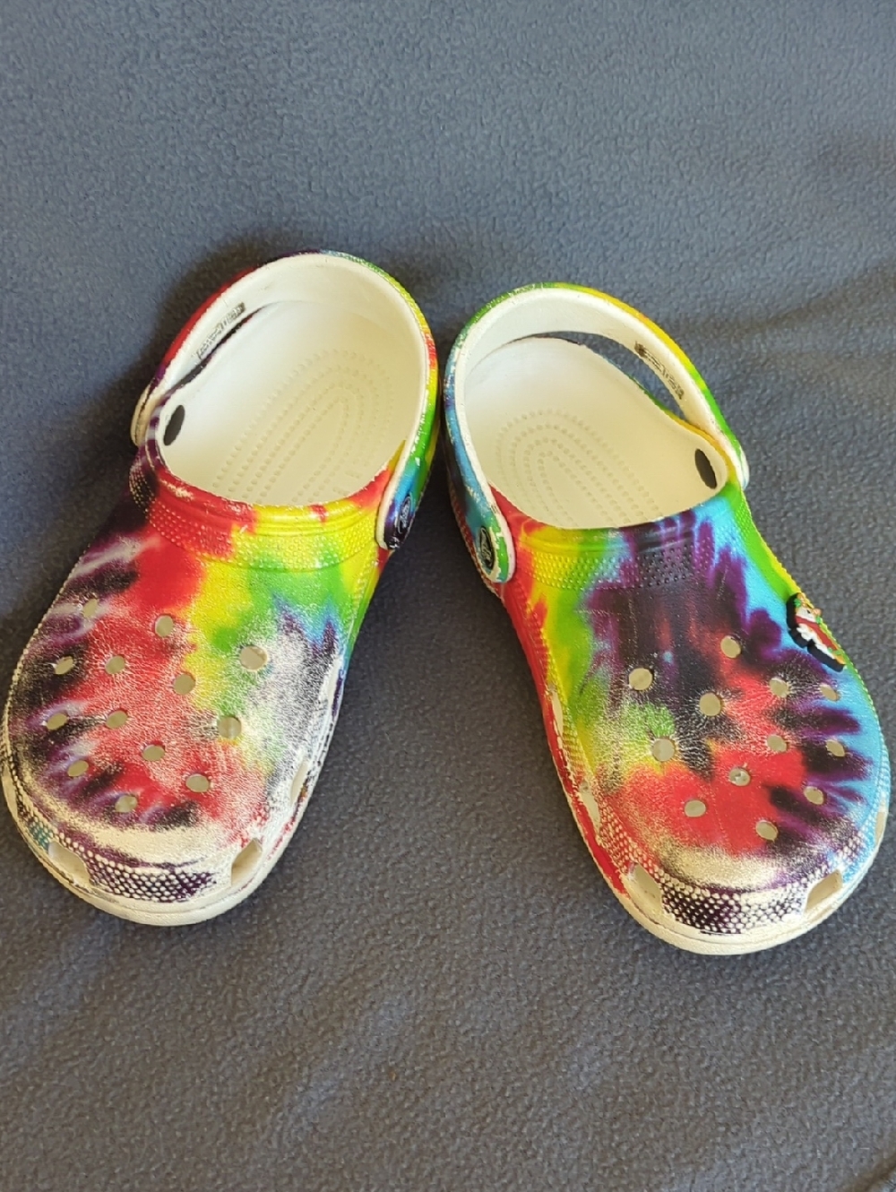 Crocs Colorful Waterproof Sandals. Size W 8 Or M 6.